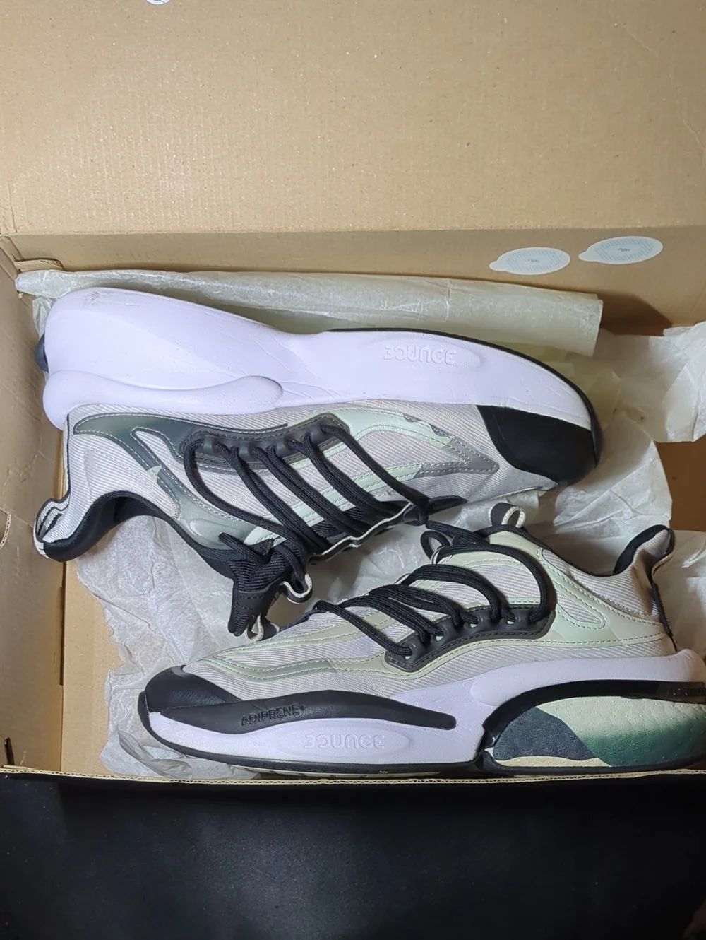 Authentic Adidas Alpha boost V1 Unisex Athletic Sneakers Size 7 NOW ONLY $55